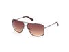 Guess GU00167 Matte gunmetal pilot zonnebril voor heren