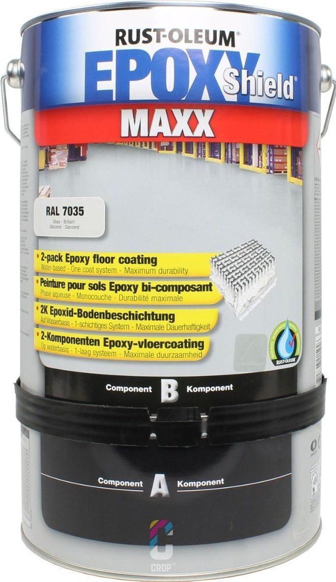 Rust-oleum EpoxyShield MAXX - RAL 7035 - 8715743015946