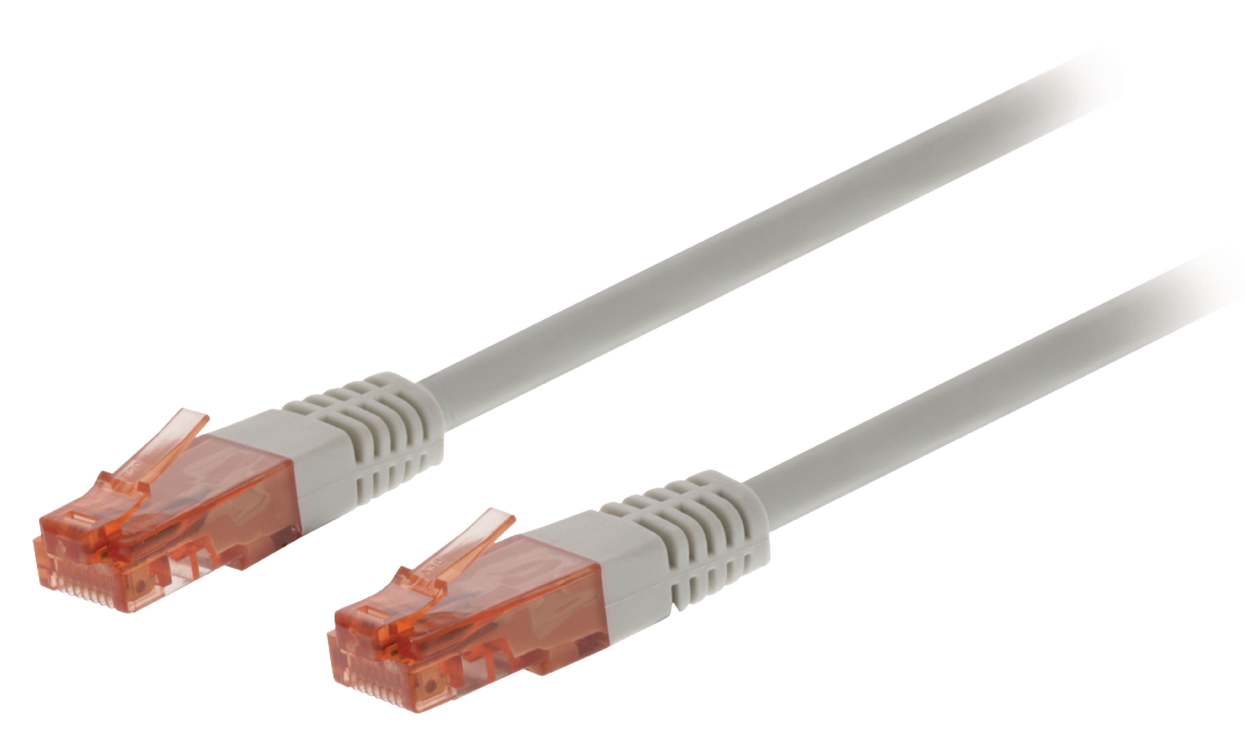 Valueline VLCT85200E100 - Netwerkkabel - Cat6 - 10m - Grijs