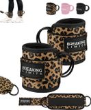 Breaking Limits Ankle Strap Fitness – Enkelband Fitness – Enkel Straps – 2 Stuks - Leopard