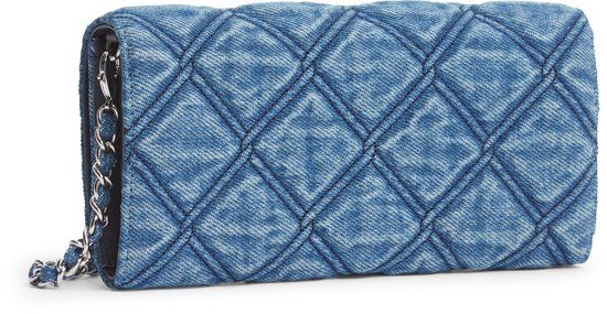 Tommy Hilfiger Portemonnee Katoen Unisex Blauw