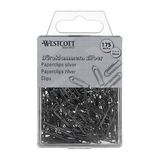 Westcott Paperclips, 175 stuks, 26 mm, zilverkleurig