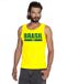 Bellatio Decorations Shoppartners Bv Geel Brasil supporter mouwloos shirt heren - Brazilie singlet shirt/ tanktop XXL