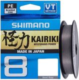 Shimano Kairiki 8 Gevlochten Vislijn - Steel Gray - 150m