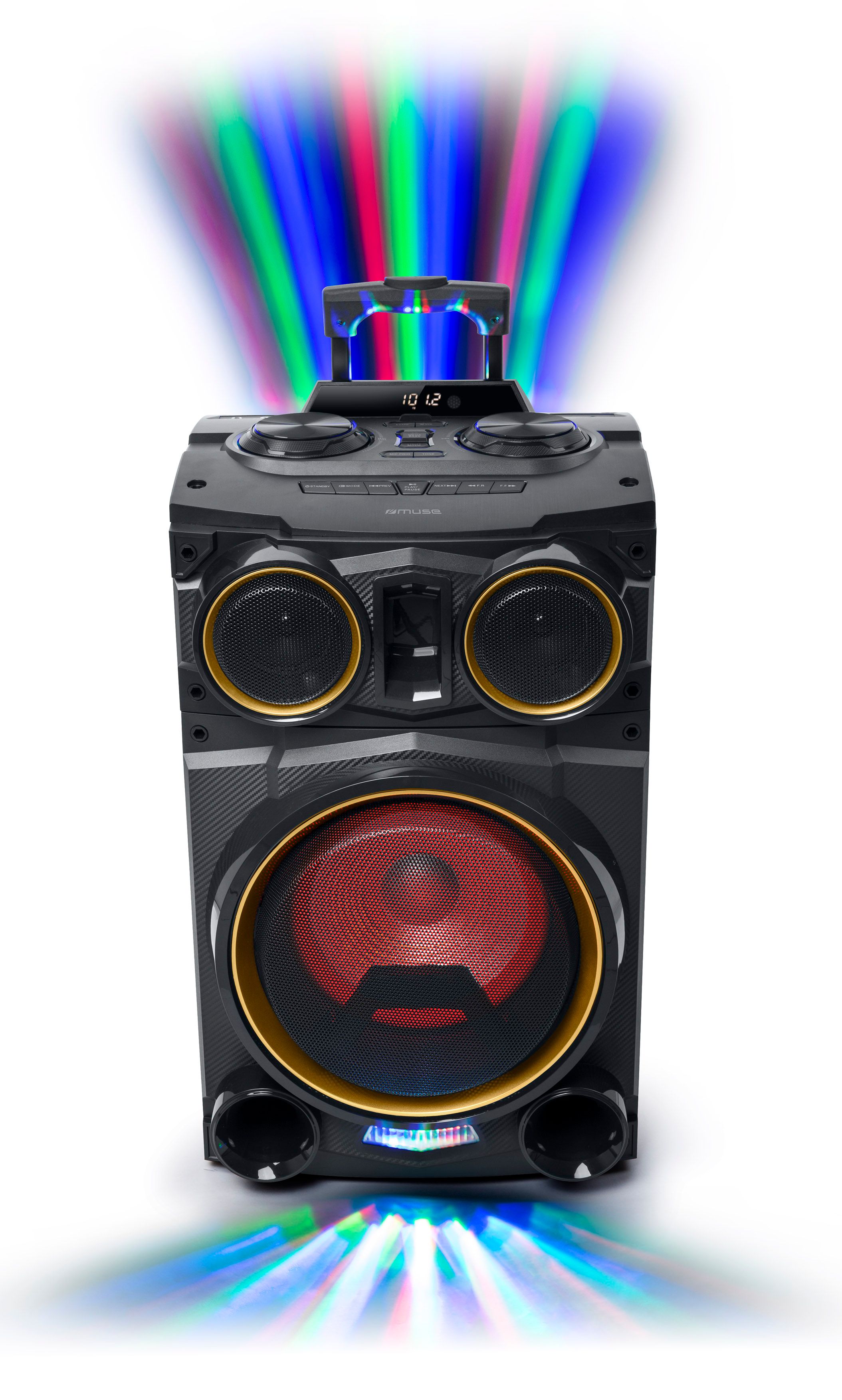 Muse M-1938 DJ - Draadloze stereoluidspreker - Zwart