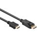 Allteq DisplayPort naar HDMI Kabel - 4K@30Hz - 3 meter - Zwart