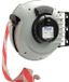 MAVEL Roll Compact Warning Tape Reel ROOD-WIT Afzetlint op automatische haspel / 20 meter