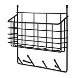 Maze Wandrek Miten Étagère 39 X 35 X 9 Cm Acier Noir