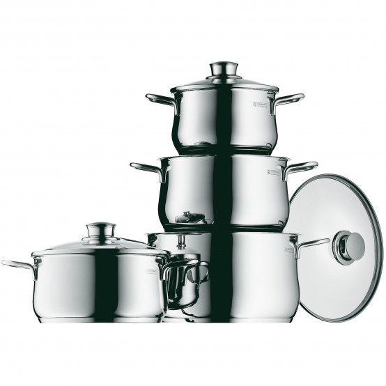 WMF Diadem Plus Pannenset - 4-delig - RVS