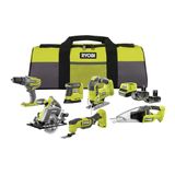RYOBI 18 V ONE+ 10-delige accu-combokit RCK186O-242SZL