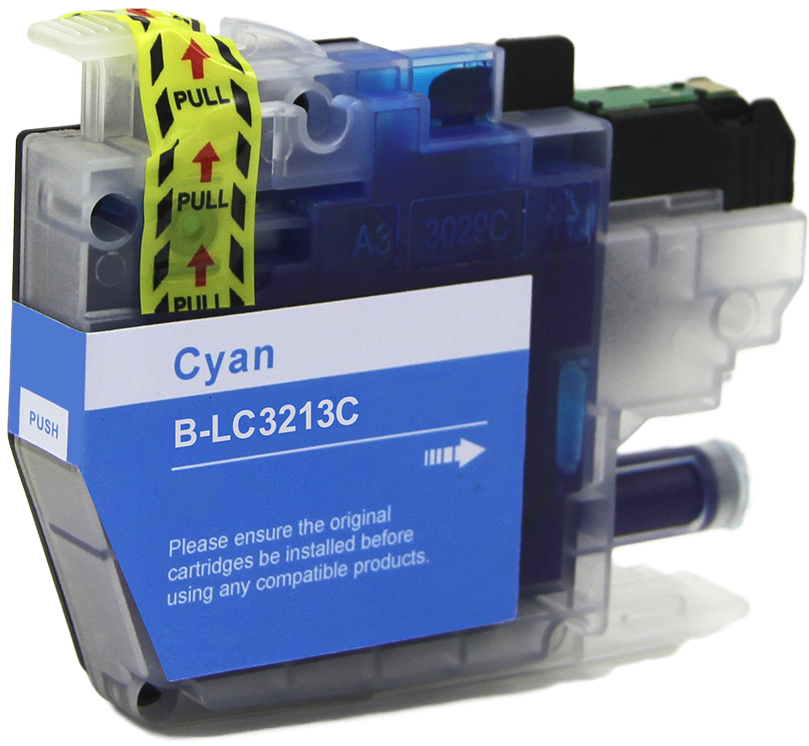 Huismerk inktcartridge voor Brother LC-3213XL cyaan
