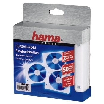 Hama CD-ROM/DVD-ROM Ring Binder Sleeves