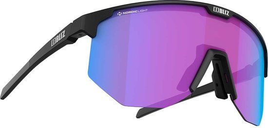 Bliz Hero Nano Optics Nordic Light Zonnebril - Zwart/Violet - Unisex
