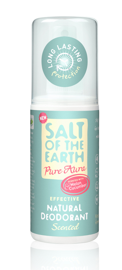 Salt of the Earth Natuurlijke Deospray Pure Aura Melon Cucumber