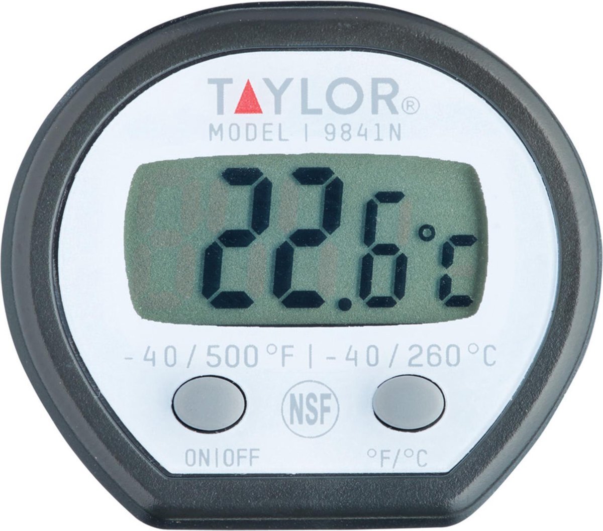 Taylor Voedingsthermometer Pro 15 X 3 X 3.5 Cm Zwart/wit