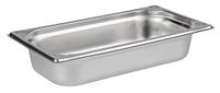 APS 81302 GN 1/3 roestvrijstalen container, afmetingen 175 x 325 mm/hoogte 650 mm/volume 2,5 l