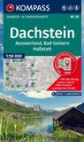 KOMPASS Wanderkarte 20 Dachstein, Ausseerland, Bad Goisern, Hallstatt 1:50.000