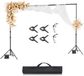 VEVOR Achtergrondstandaard Achtergrondsysteem Fotostudio Verstelbaar 300x300cm
