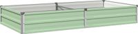 vidaXL Jardinière surélevée Vert pastel 160 x 80 x 24 cm Métal