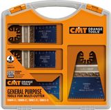 CMT Orange Tools OMM-X4 Set met 4 messen voor multifunctionele gereedschappen, universele aansluiting