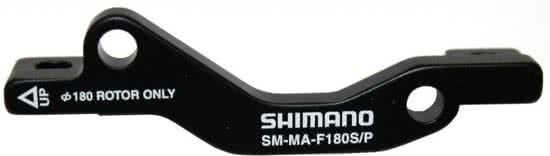 Shimano Remschijf Is-pm Adapter Voor 180 Mm Zwart