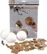 Creativ Company Faux Leather Papier Cones - 8cm - Natural/Gold - Set of 1