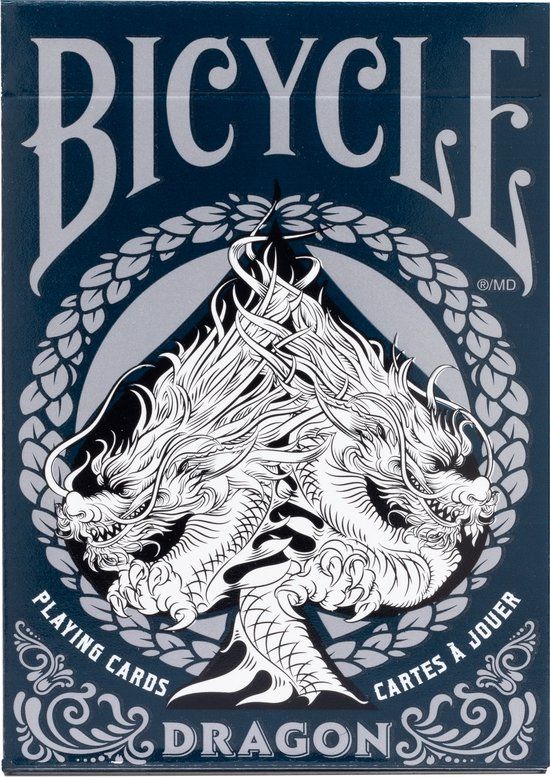 Cartamundi Bicycle Dragon White Speelkaarten - Mytische Draken