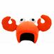 Coolcasc Helmcover Animals Krab Oranje Polyester Unisex Volwassenen