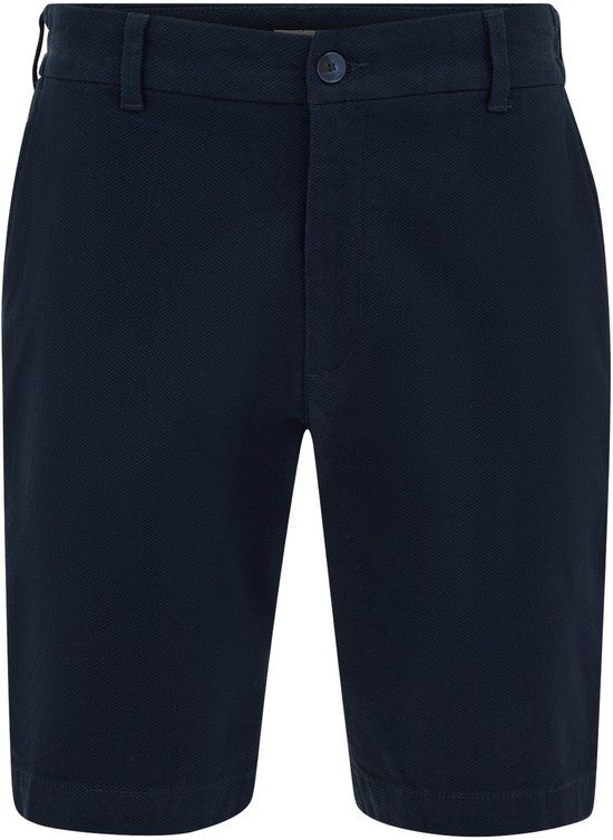 WE Fashion Heren regular fit comfort chinoshort met structuur