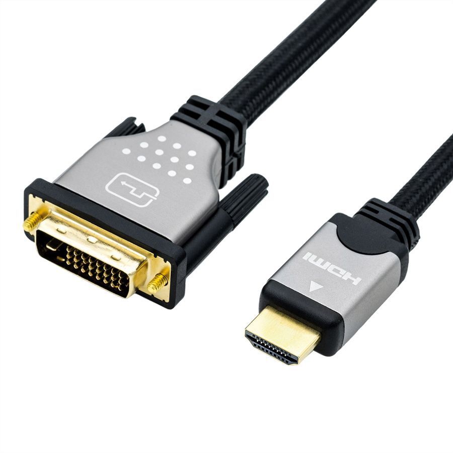 ROLINE 11.04.5876 - HDMI Kabel - 1.5m - Zilver/Zwart