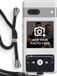 Case Company Google Pixel 7 Hoesje met Koord - Music Player - Zwart