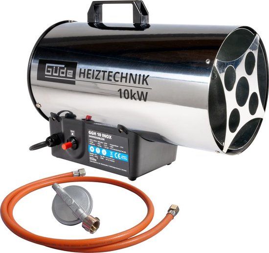Güde GGH 10 INOX Heteluchtkanon - 10 kW - 320 °C - 1 Warmtestand