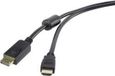 Renkforce RF-3301522 DisplayPort-kabel DisplayPort / HDMI Adapterkabel DisplayPort-stekker, HDMI-A-stekker 1.00 m Zwart
