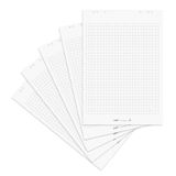 Limit Flipchart papier, geruit, 20 vellen per blok, 70 g/m², 5 stuks