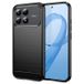 Xiaomi Étui Xiaomi Redmi K90/Poco F8 Pro en TPU Brossé - Fibre de Carbone - Noir