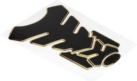 OEM Bol 3D motorfiets gas sticker pad protector tankpads - goud fit - olie brandstof tankpad - zwart en goud