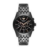 Emporio Armani Heren 43MM zwart keramisch horloge, AR70015