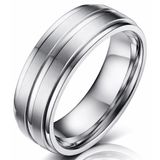 LGT JWLS Titanium heren ring Zilver 8mm-23mm