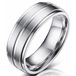 LGT JWLS Titanium heren ring Zilver 8mm-23mm