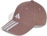Adidas 3 Stripes New Logo Baseball Cap Warm Clay / White