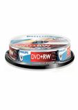 Philips DW4S4B10F DVD+RW 4.7GB 4x - 10 Pack