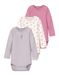 NAME IT NBFBODY 3P LS FLOWER NOOS - Baby - Bodies