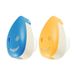 Fackelmann 2 tandenborstelhouders, Pvc, kleurrijk, 10 x 55 x 7 cm, 2 stuks