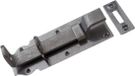 Waelbers glissière de porte coulissante avec coude 120 mm inox 304