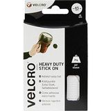 VELCRO merk set van 6 witte viltdoppen 45 mm - high-performance lijm metgezel