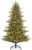 Black Box Trees Meran - kunstkerstboom met verlichting groen 2,3m x 1,37m
