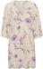 Soaked in Luxury Damesjurk Naoma V-hals Driekwart Mouw Kort Polyester Gebloemd Wit M