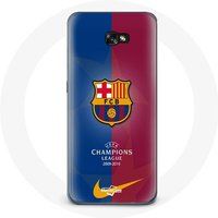 Maniacase Hoesje voor Samsung Galaxy A3 2016 FC Barcelona Voetbal Team Logo