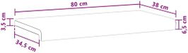 vidaXL Bankkussen Microvezel Lichtgrijs 80 cm