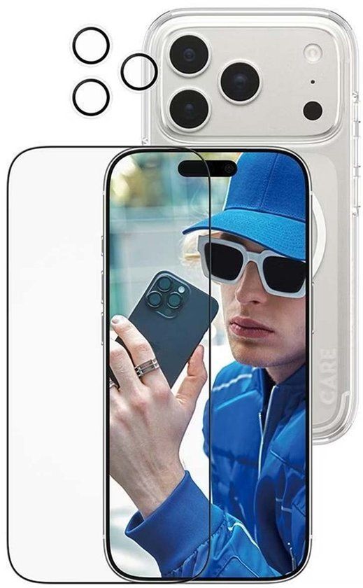 PanzerGlass 3-in-1 Beschermingspakket voor Apple iPhone 17 Pro